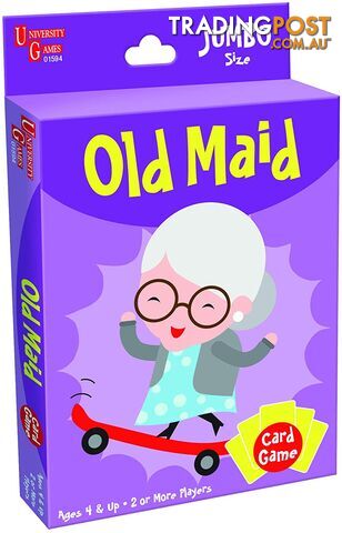 Old Maid Card Game Jumbo Size - University Games Ug01594 - 794764015942