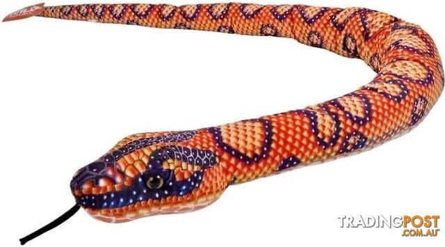 Wild Republic - Plush Snake Rainbow Boa 137cm - Wr25494 - 092389254945