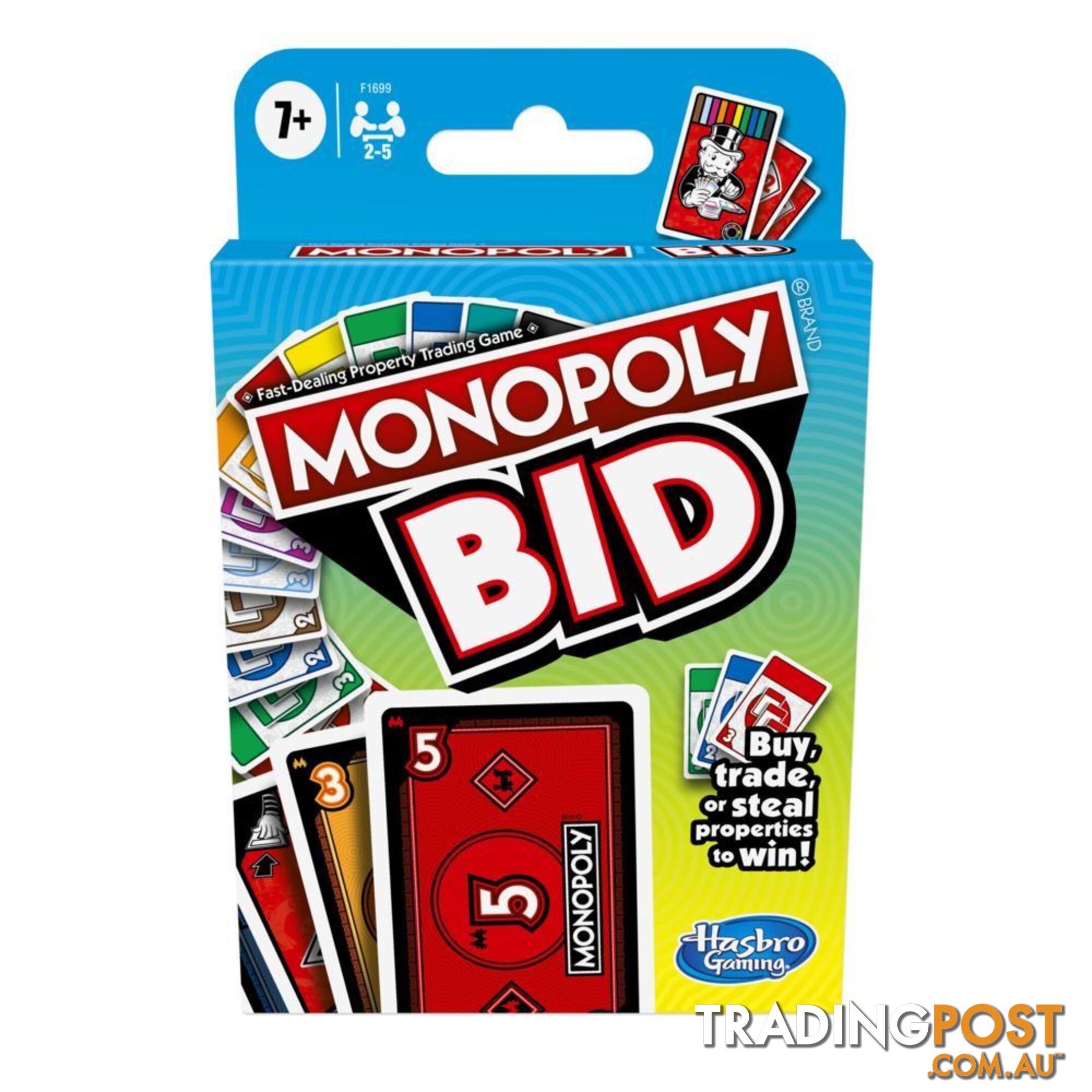 Monopoly Bid Hasbro - Hbf16990751 - 630509985890