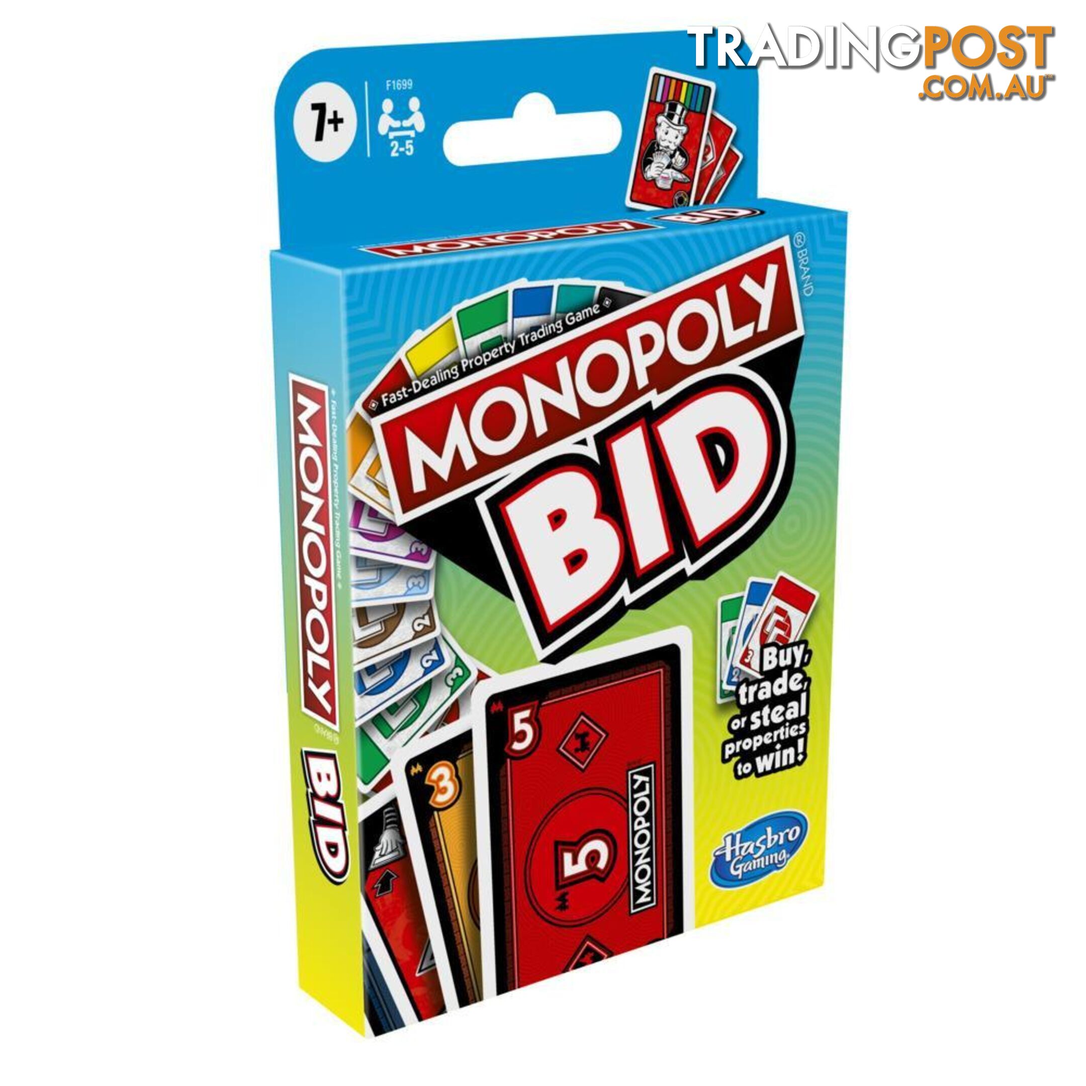 Monopoly Bid Hasbro - Hbf16990751 - 630509985890