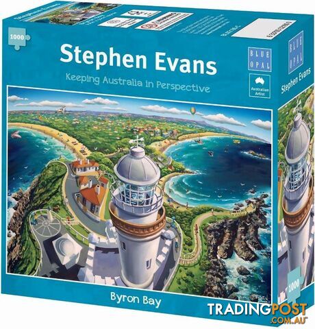 Blue Opal - Evans Byron Bay Jigsaw Puzzle 1000 Pieces - Mdbl02180 - 633793021800