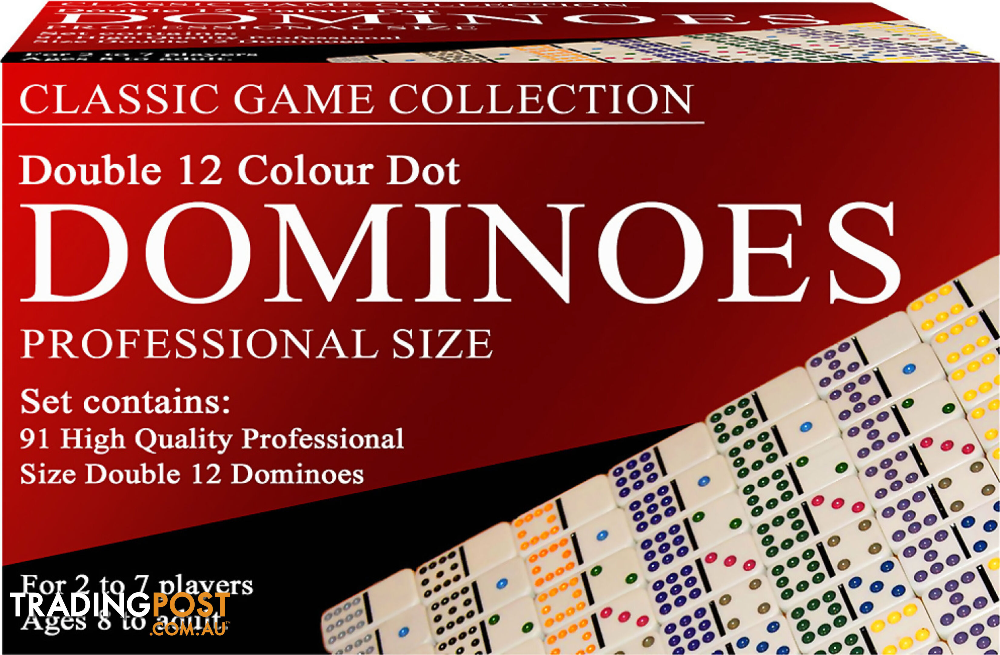 Dominoes Colour Dot Double 12 - Jdhsn16620 - 025766166203