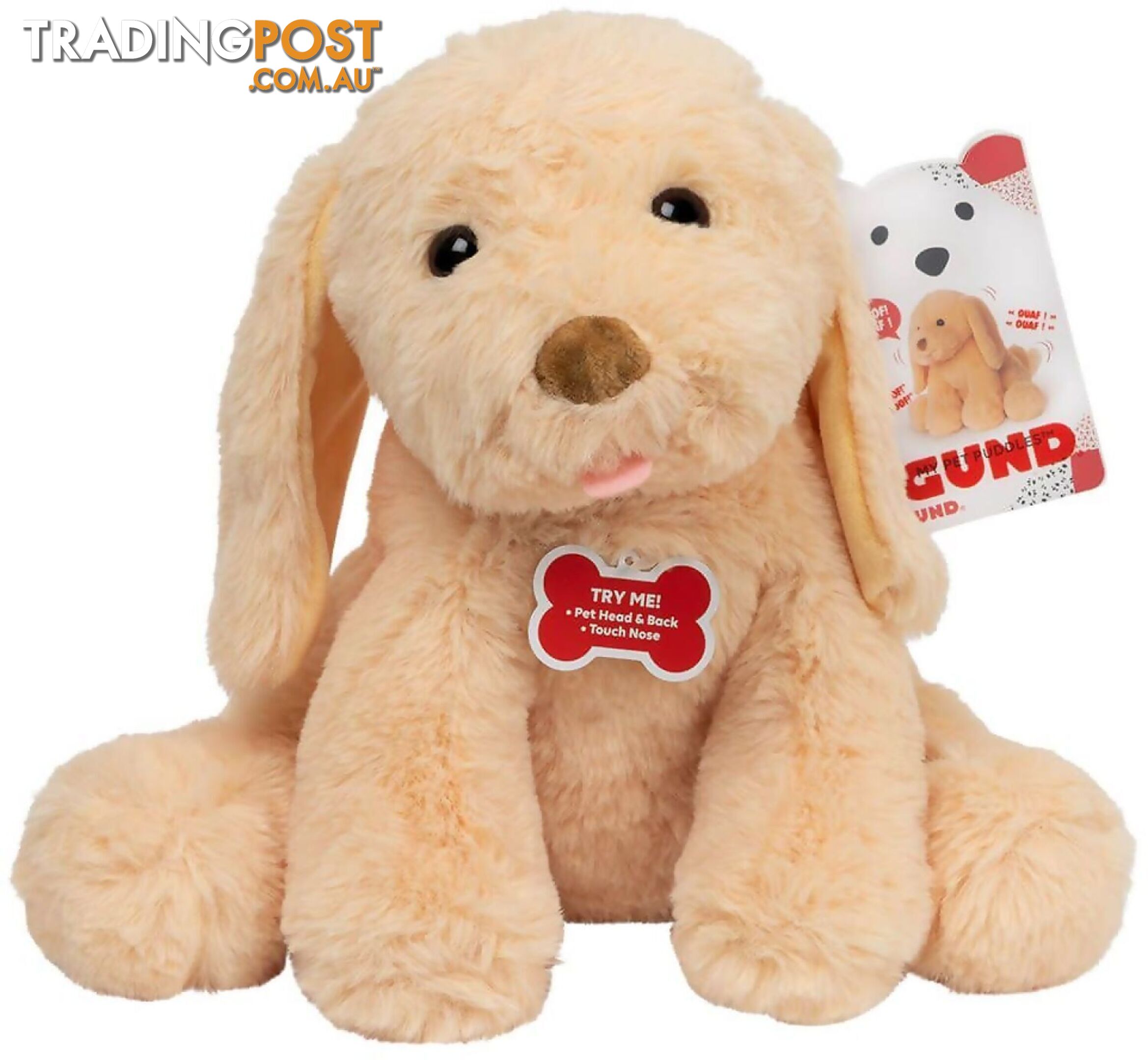 Animated My Pet Puddles Puppy Soft Toy Dog - Jsu6055995 - 778988479056