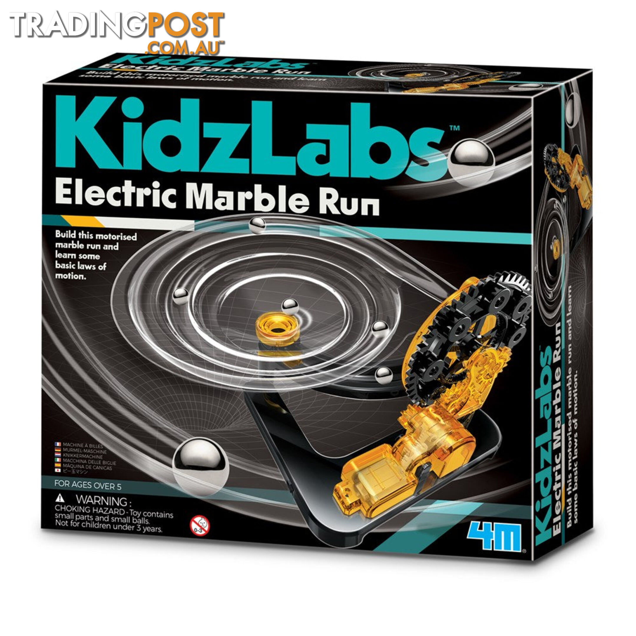 4m - Kidzlabs - Electric Marble Run Jpfsg3456 - 4893156034564
