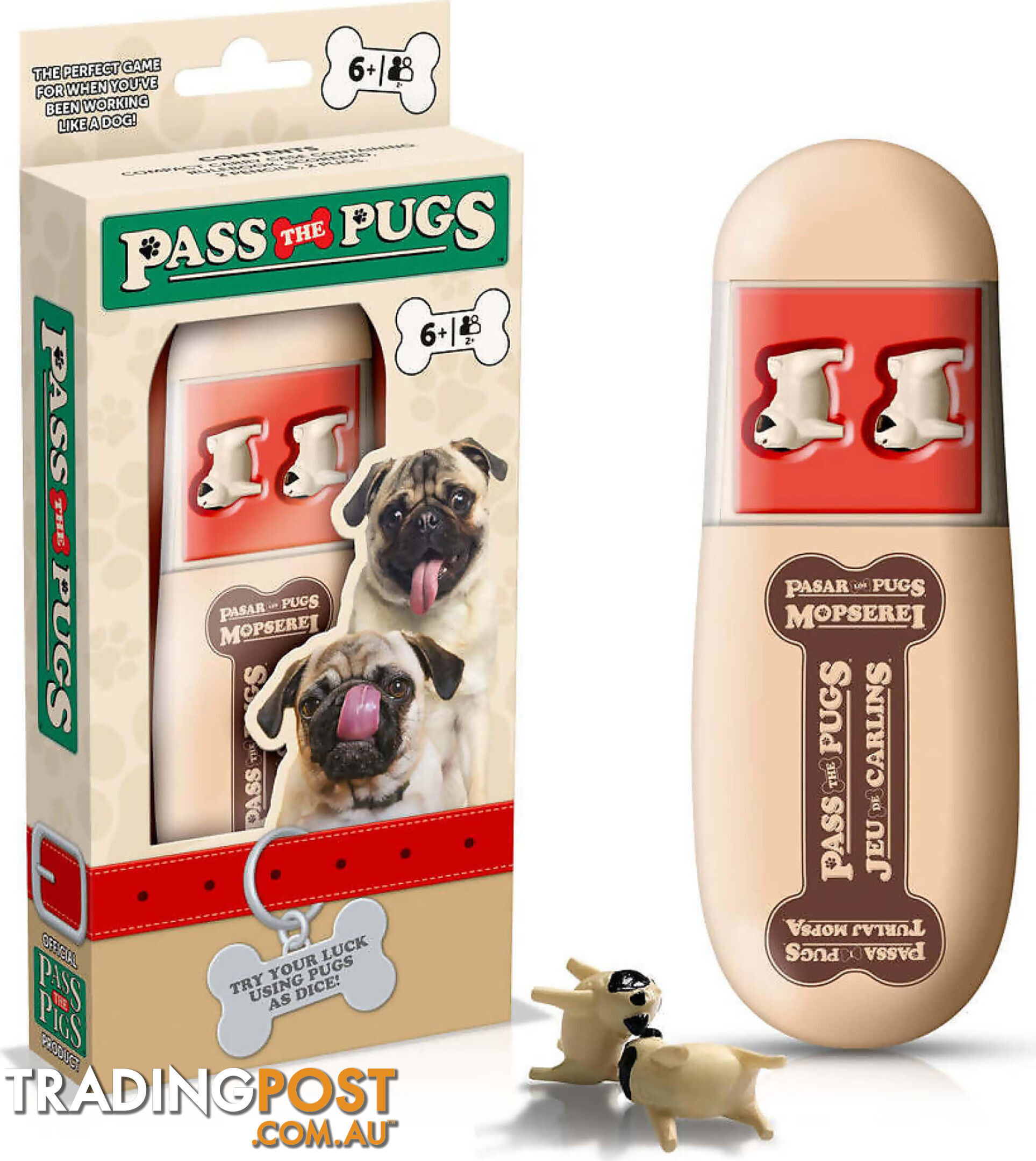 Pass The Pugs - Winning Moves - Jdwma041928 - 5036905041928