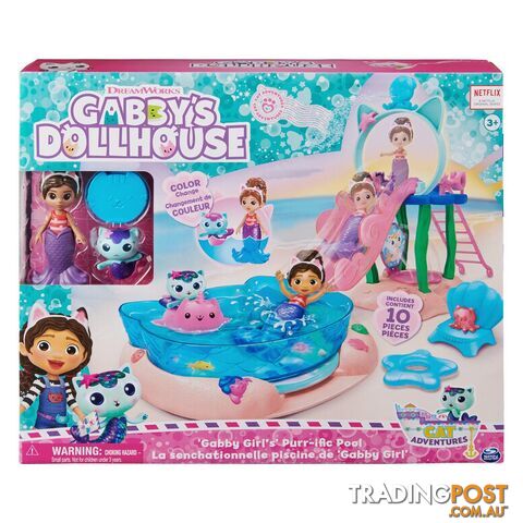 Gabby's Dollhouse Pool Playset - Si6065498 - 778988348024