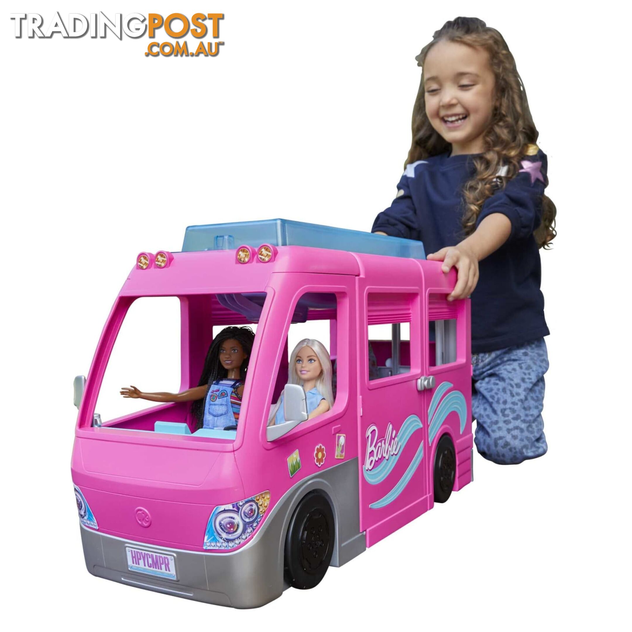 Barbie Camper Dreamcamper Toy Playset With Pool And 60+ Accessories 2022 - Mahcd46 - 0194735007646