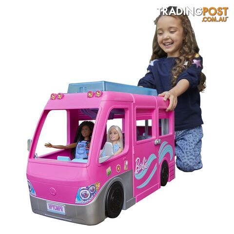 Barbie Camper Dreamcamper Toy Playset With Pool And 60+ Accessories 2022 - Mahcd46 - 0194735007646