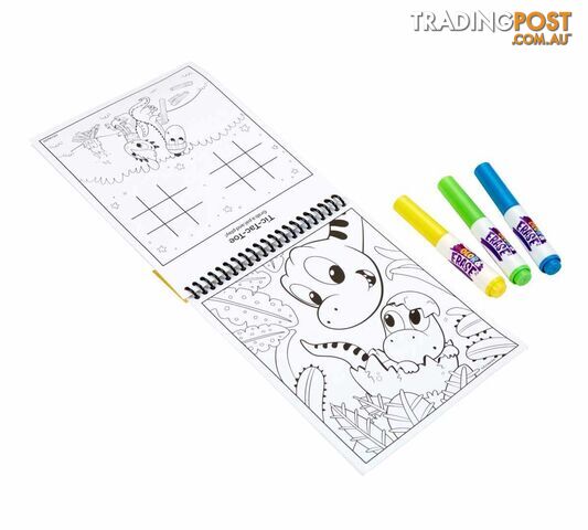 Crayola - Dinosaur Color & Erase Reusable Activity Pad With Markers - Bs811491 - 071662214913