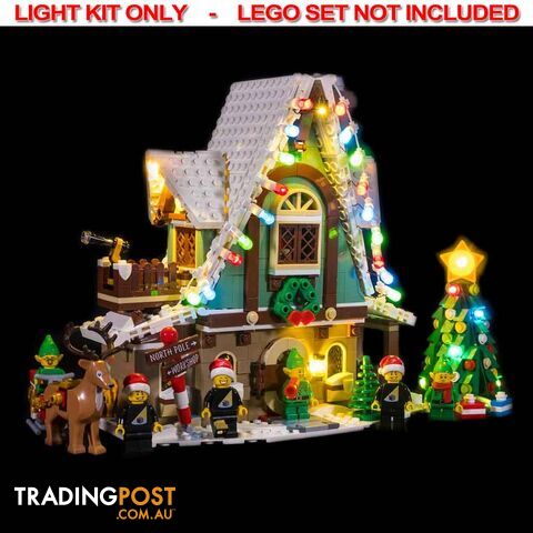 LIGHT KIT for LEGO Elf Club House 10275 - Light My Bricks - 744109767029