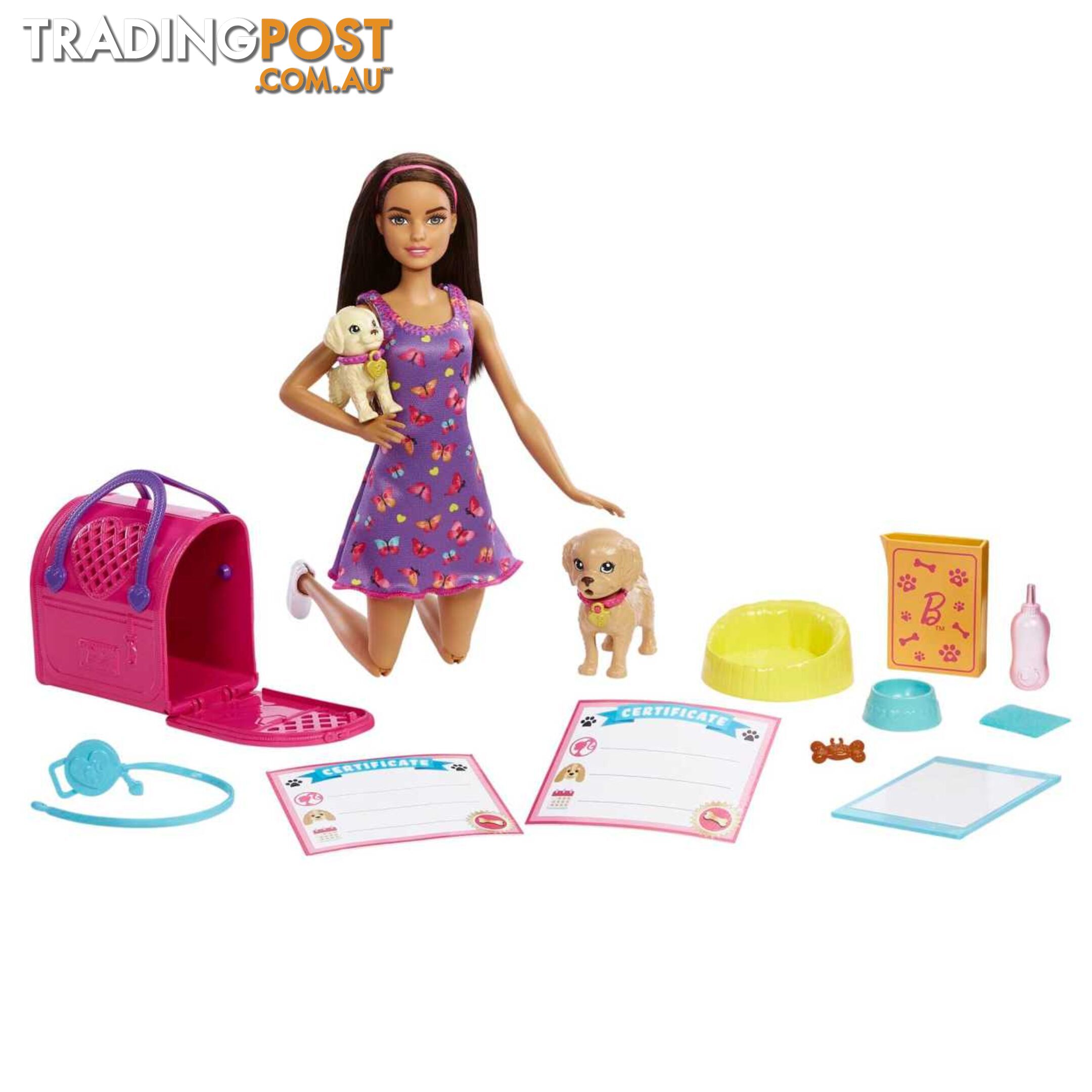 Barbie Pup Adoptionâ„¢ Doll and Accessories - Mahkd86 - 194735101764