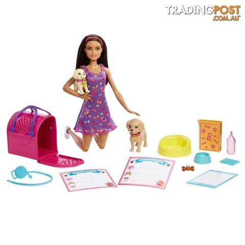 Barbie Pup Adoptionâ„¢ Doll and Accessories - Mahkd86 - 194735101764