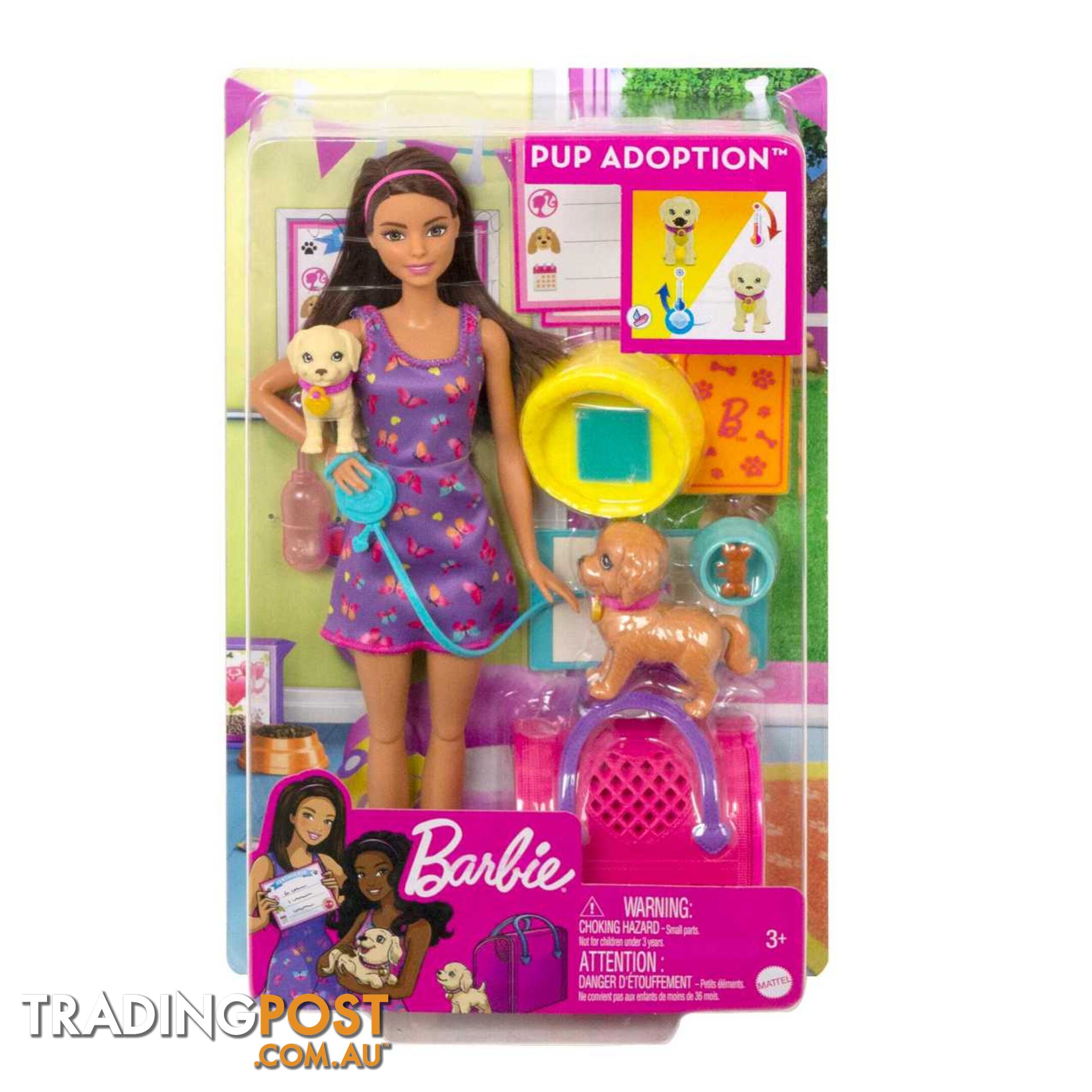 Barbie Pup Adoptionâ„¢ Doll and Accessories - Mahkd86 - 194735101764