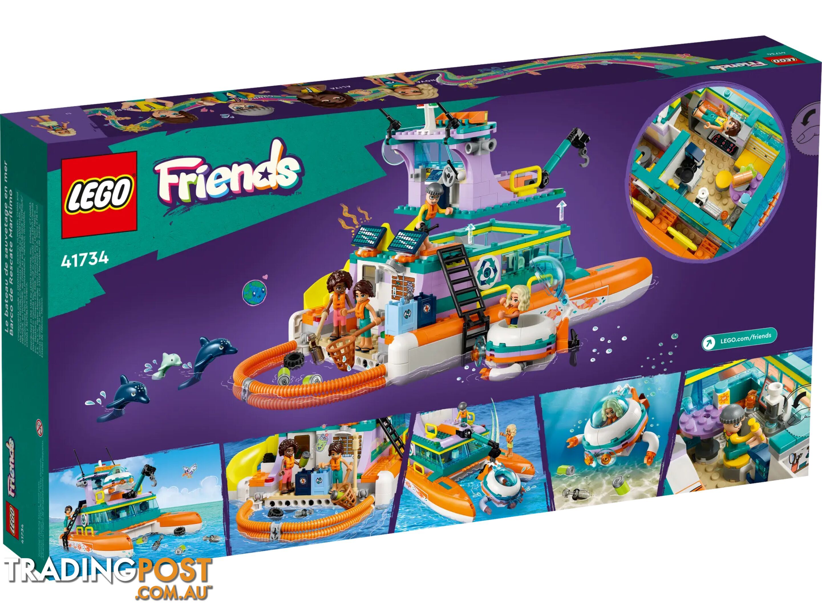 LEGO 41734 Sea Rescue Boat - Friends - 5702017415192