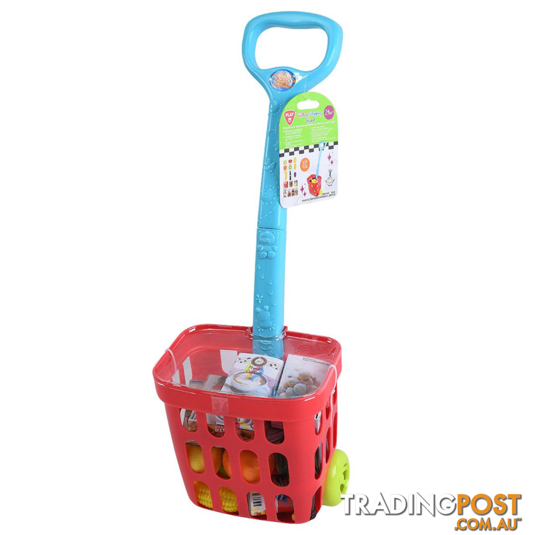 Playgo Toys Ent. Ltd. Rolling Shopping Basket - Art65530 - 4892401032454