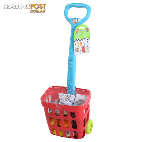 Playgo Toys Ent. Ltd. Rolling Shopping Basket - Art65530 - 4892401032454