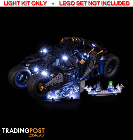 LIGHT KIT for LEGO Batman Tumbler 76240 - Light My Bricks - 793591188102