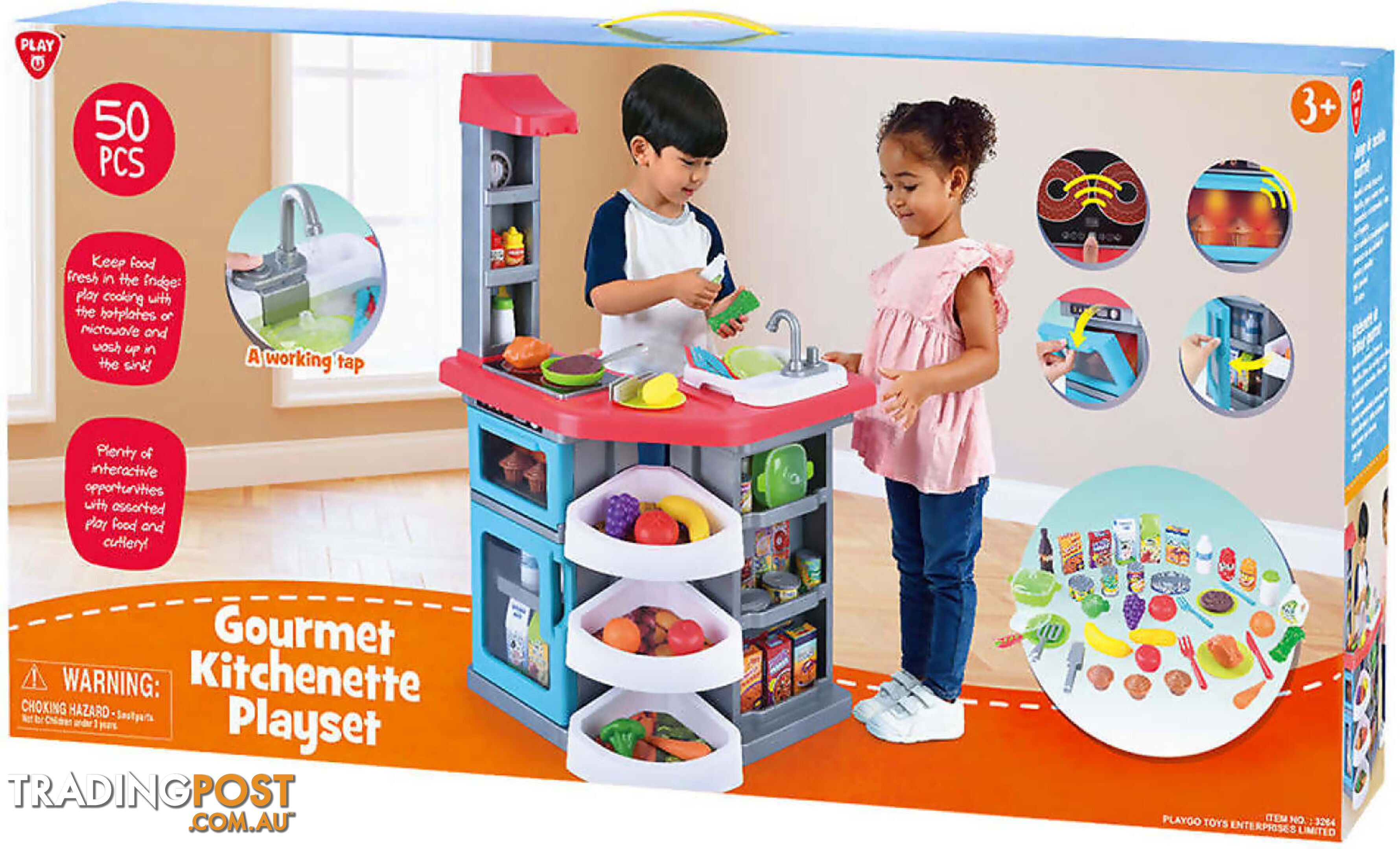 Playgo Toys Ent. Ltd. - Gourmet Kitchenette Set - Art67153 - 4892401032645