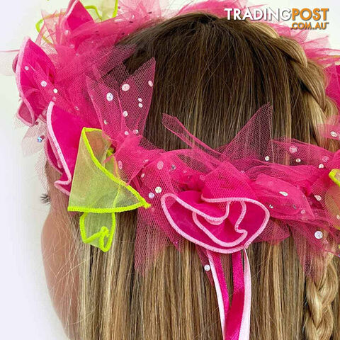 Fairy Girls - Costume Bloom Garland Hot Pink - Fgf453hp - 9787301004531