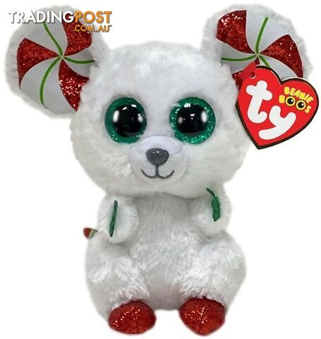 Ty - Beanie Boos - Xmas Chimney The Mouse Small 15cm - Bg36239 - 008421362394