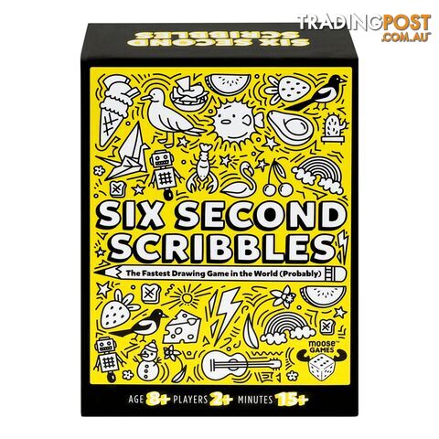 Six Second Scribbles Game - Mj90977 - 630996909775