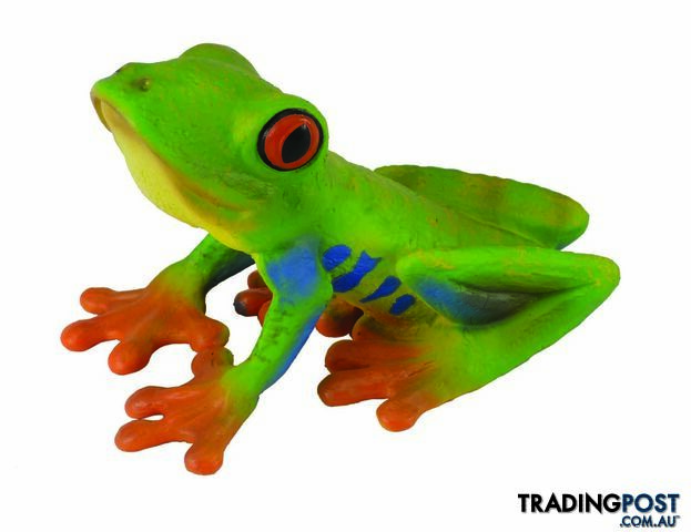 CollectA Red Eyed Tree Frog Animal Figurine - Rpco88386 - 4892900883861