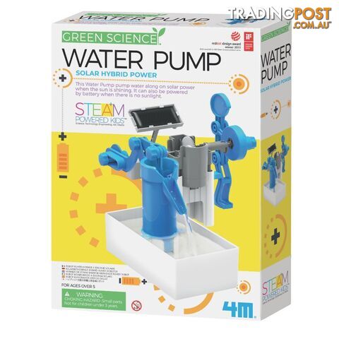 4m - Steam-powered Kids - Green Science - Water Pump- Green Energy Jpfsg3425 - 4893156034250