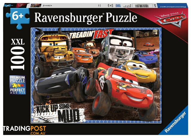 Ravensburger - Disney Cars Mudders Jigsaw Puzzle 100pc - Mdrb12845 - 4005556128457