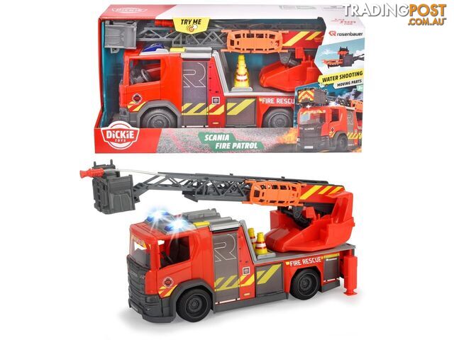 Dickie Toys Scania Fire Patrol L/S Dickie Toys 35cm - Rpdk66887 - 4006333066887