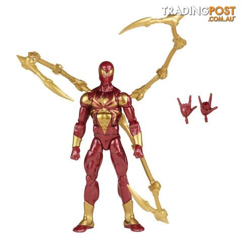 Marvel Legends Series Spider-man 6-inch Iron Spider Action Figure Incl 2 Accessories Hasbro - Hbf34555 - 5010994153816