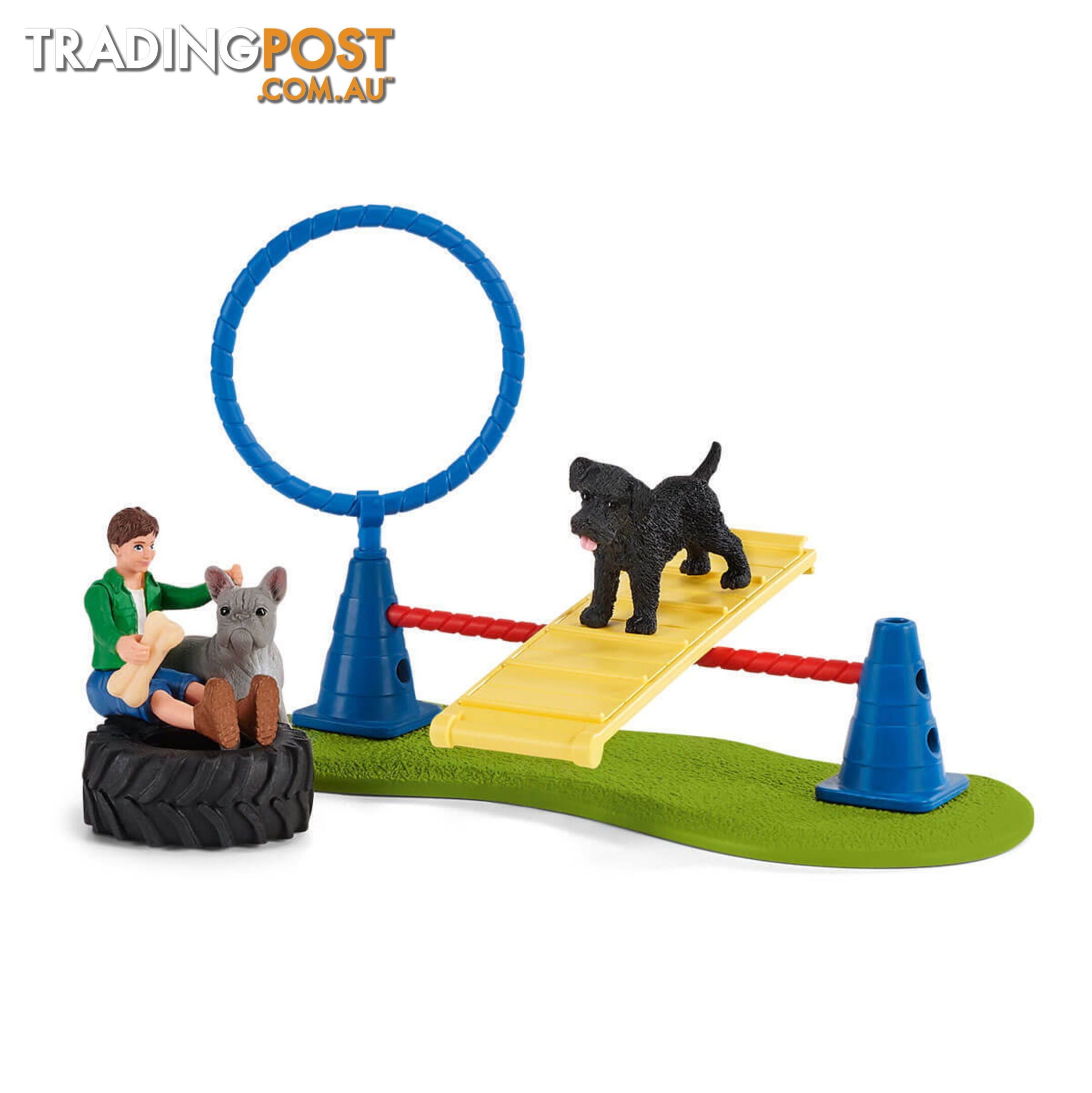 Schleich - Puppy Agility Training - Farm World - Mdsc42536 - 4059433375786