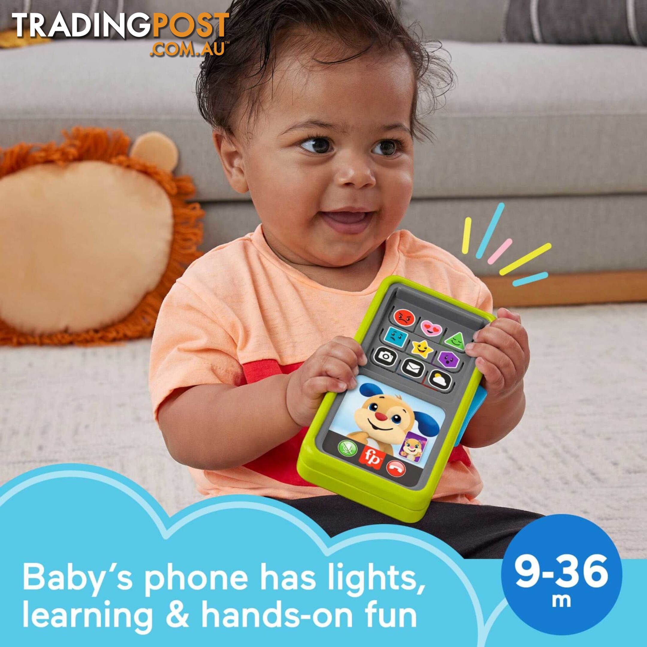 Fisher-Price Laugh & Learn 2-in-1 Slide To Learn Smartphone - Mahnm84 - 194735145454
