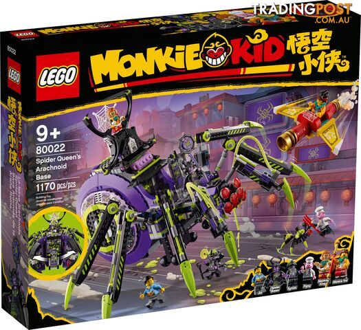 LEGO 80022 Spider Queen's Arachnoid Base - Monkie Kid - 5702016911169
