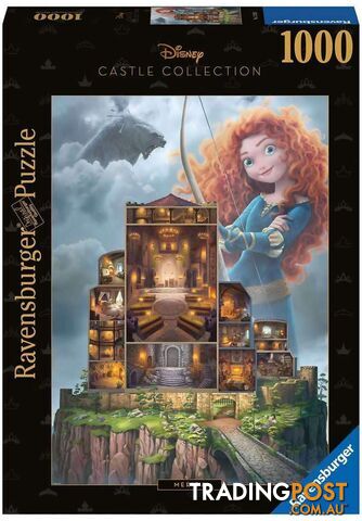 Ravensburger - Disney Castles Merida Jigsaw Puzzle 1000pc - Mdrb17335 - 4005556173358