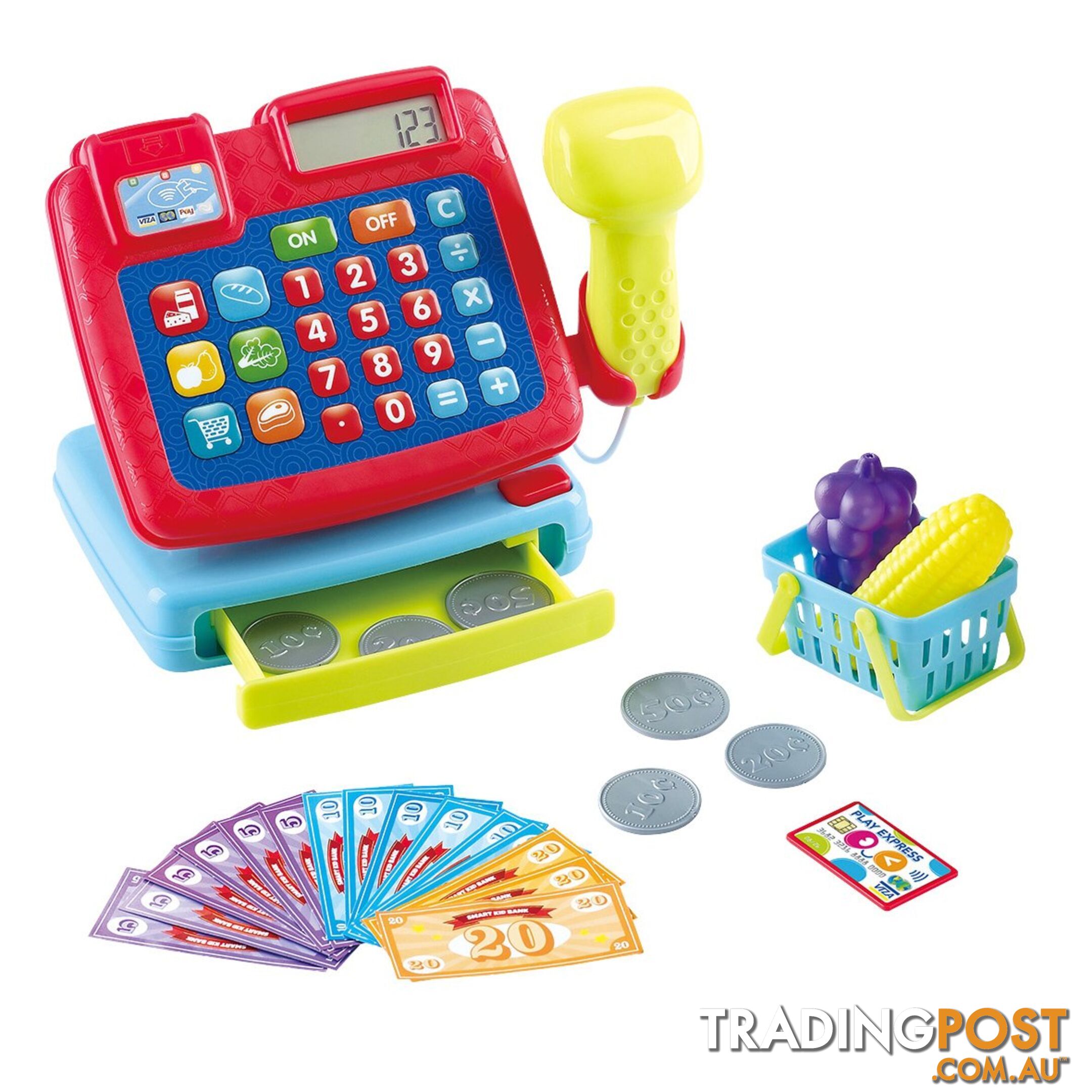 Battery Operated Smart Cash Register Playgo Toys Ent. Ltd Art65529 - 4892401032218