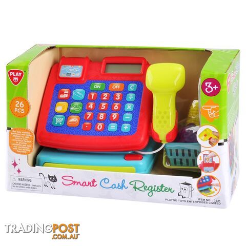 Battery Operated Smart Cash Register Playgo Toys Ent. Ltd Art65529 - 4892401032218