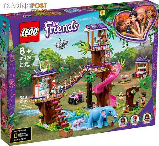LEGO 41424 Jungle Rescue Base - Friends - 5702016619096