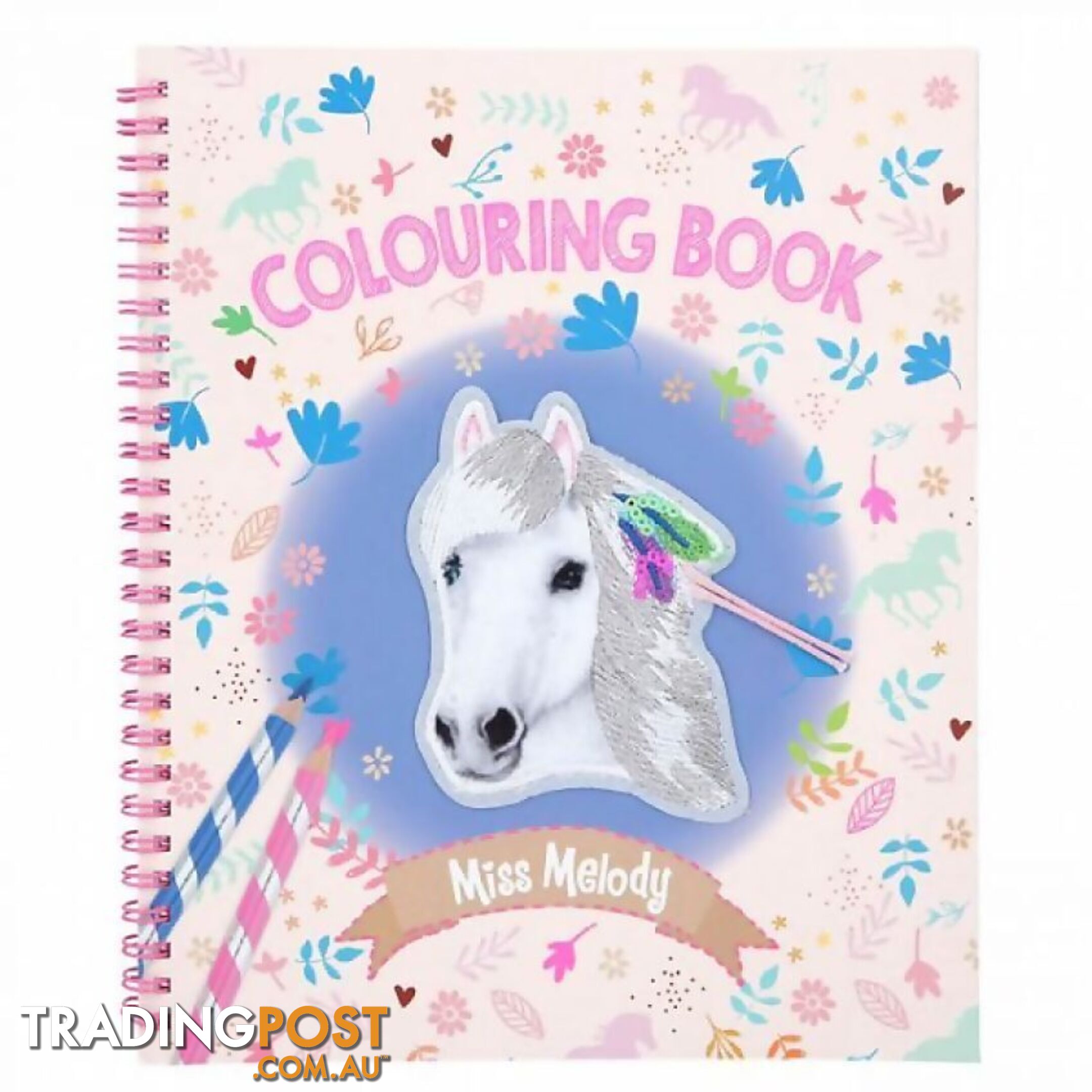 Top Model - Miss Melody Colouring Book With Fur Appliques - Ad0411579 - 4010070586836