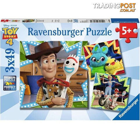Ravensburger - Disney Toy Story 4 3x49 Piece Puzzle - Mdrb08067 - 4005556080670