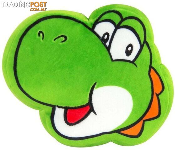 Super Mario - Club Mocchi- Mocchi Nintendo Super Mario Junior 15cm Yoshi Head Plush - Lct12426 - 053941124267
