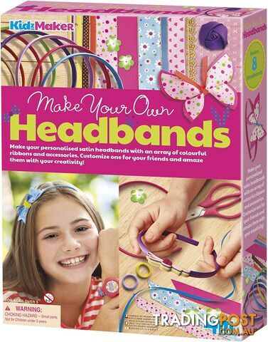 4m - Kidzmaker - Make Your Own Headbands Jpc4721 - 4893156047212