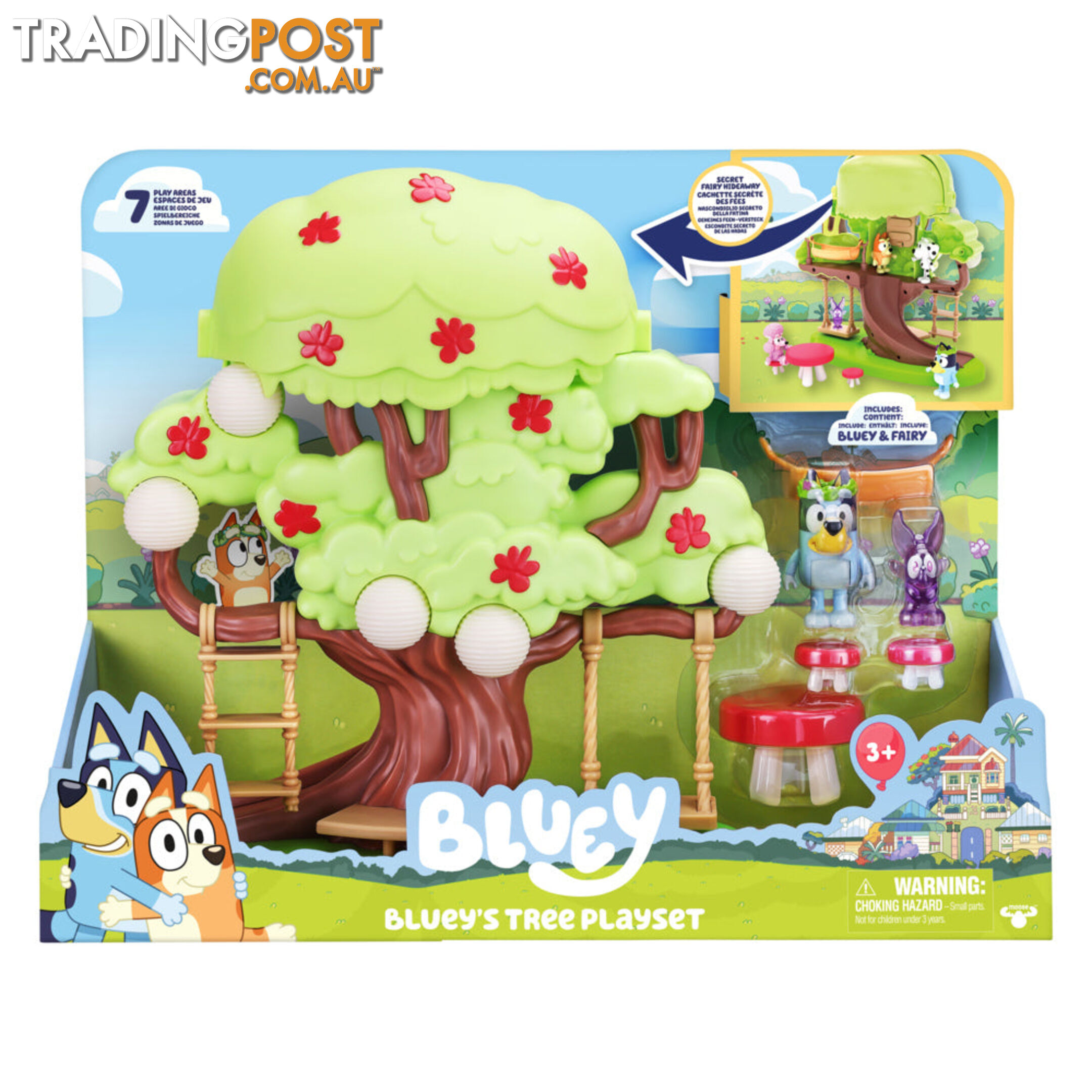 Bluey S8 Tree Playset - Mj17529 - 630996175293