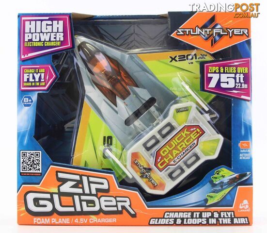 Stunt Flyer Zip Glider Foam Plane Art64777 - 048242916253