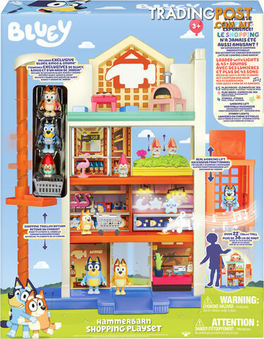 Bluey - S9 Hammerbarn Shopping Center Playset - Mj17552 - 630996175521