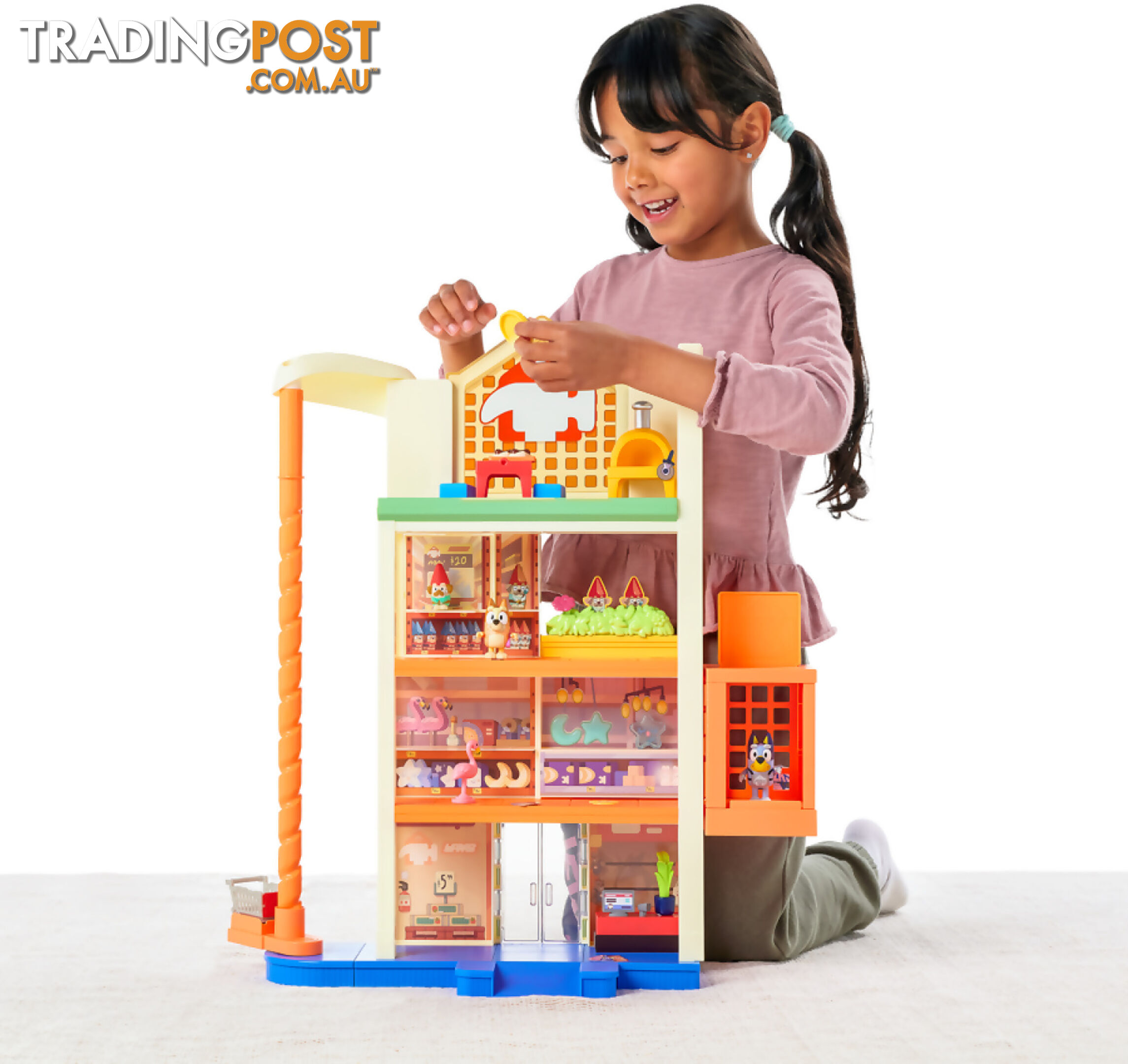 Bluey - S9 Hammerbarn Shopping Center Playset - Mj17552 - 630996175521