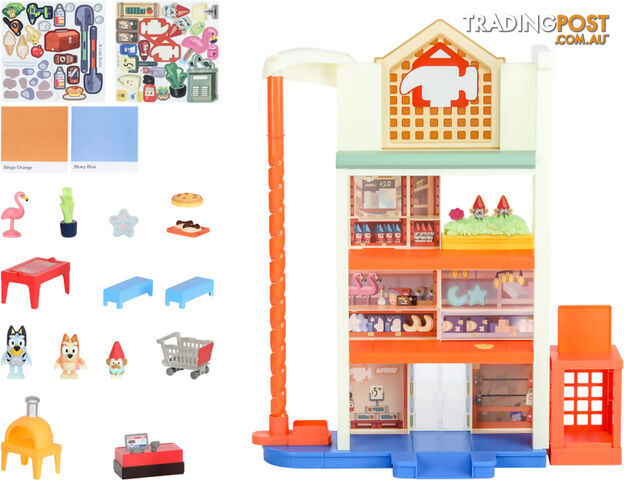 Bluey - S9 Hammerbarn Shopping Center Playset - Mj17552 - 630996175521