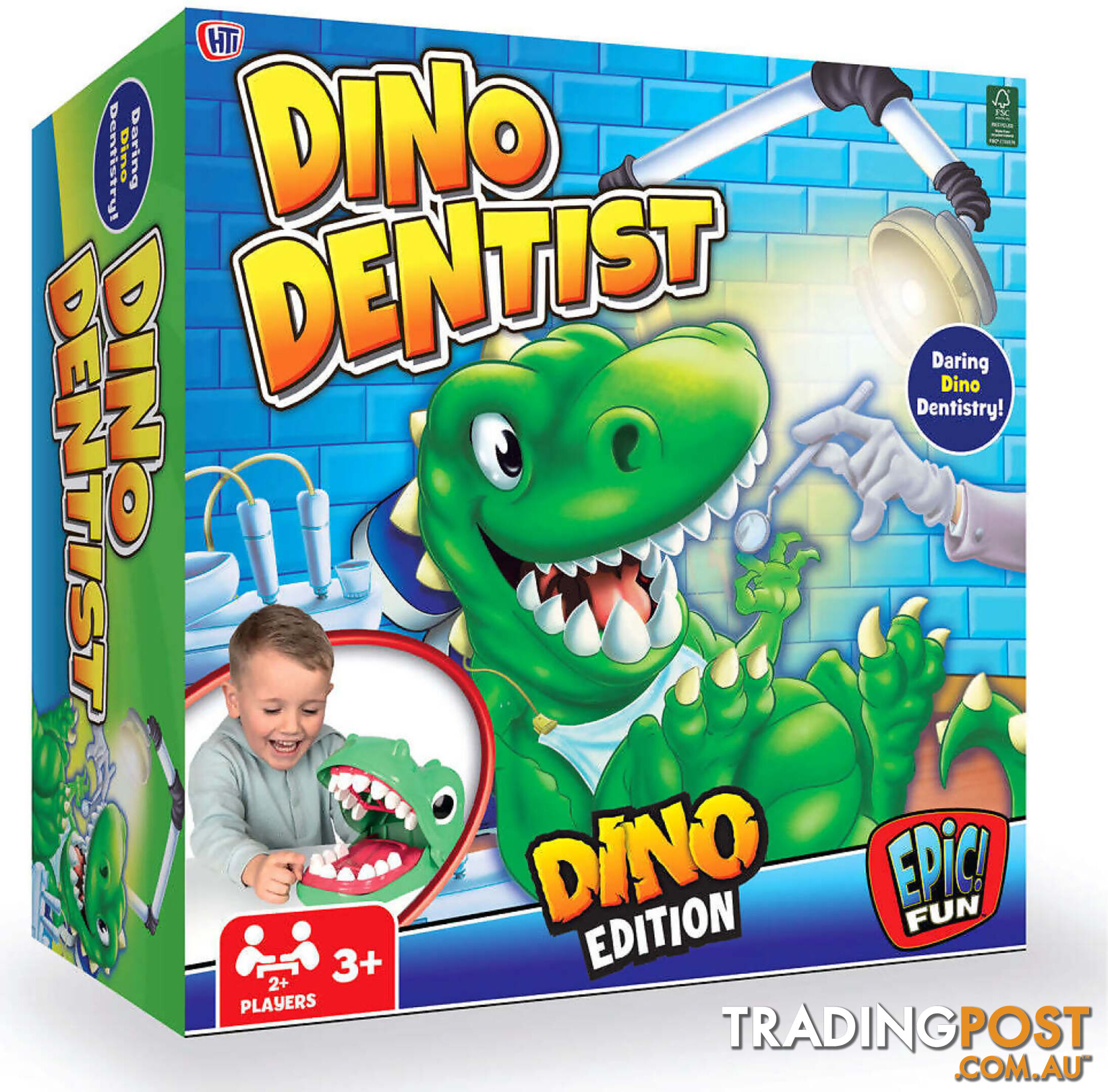 Dino Dentist Game - Hti Toys - Azahti1375473 - 5050837547310