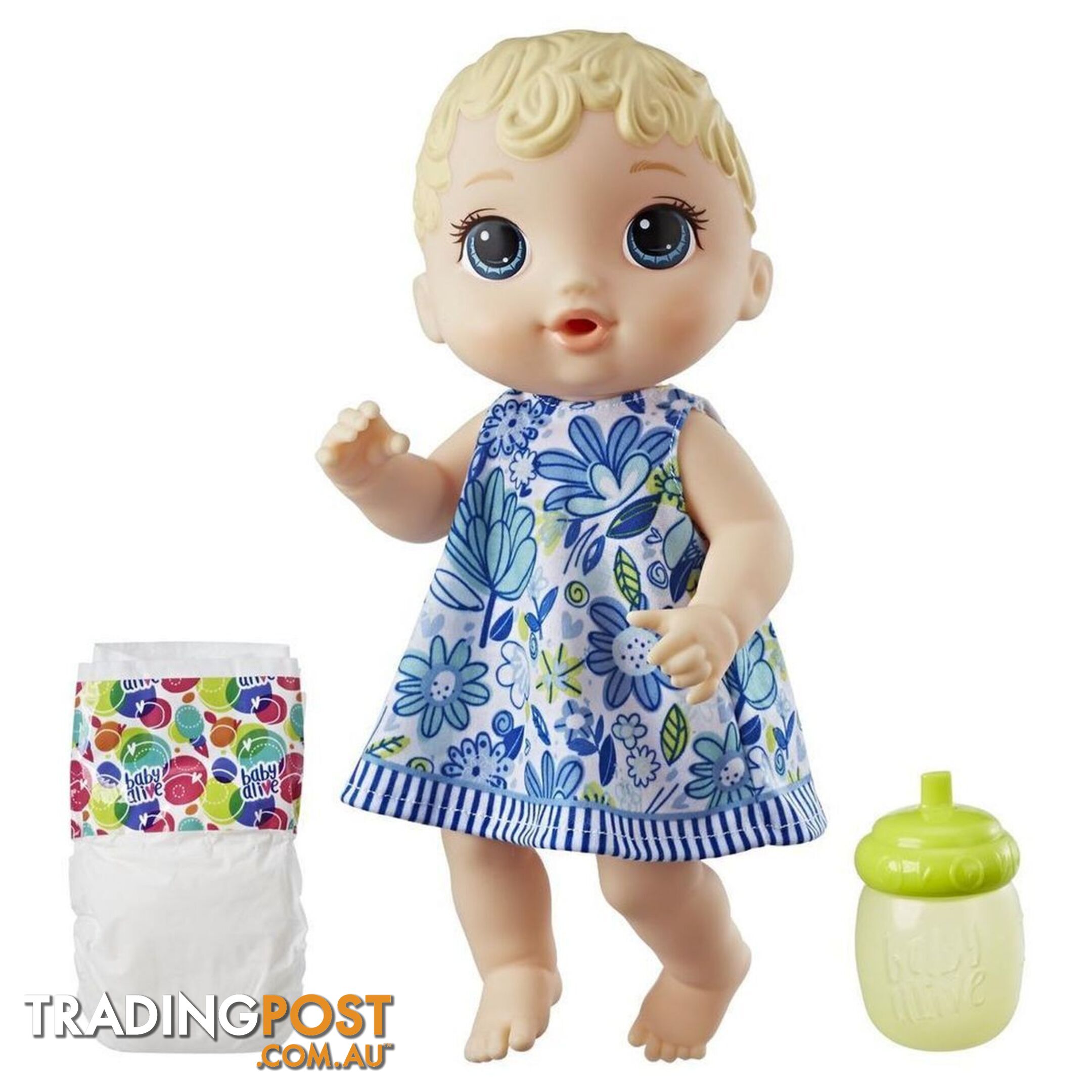 Baby Alive - Lil Sips Baby Blonde Doll Hbe0385ax00 - 630509626694