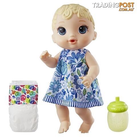 Baby Alive - Lil Sips Baby Blonde Doll Hbe0385ax00 - 630509626694