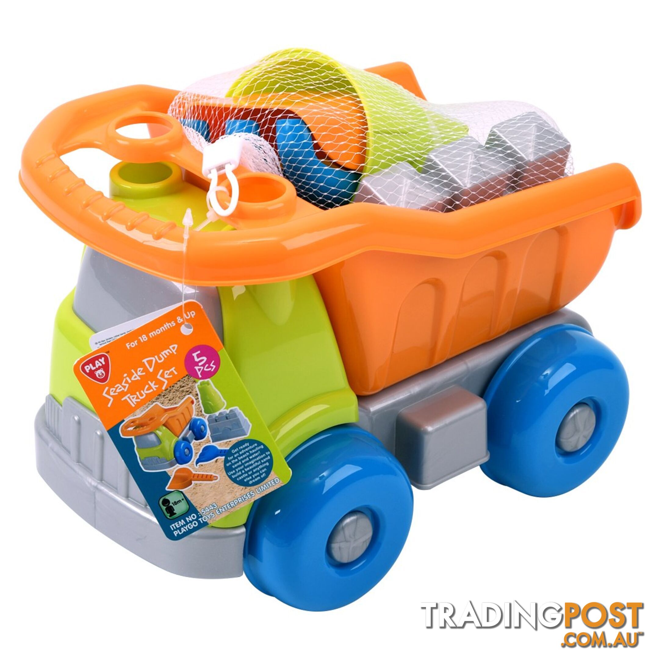 Seaside Dump Truck Set Playgo Toys Ent. Ltd Art65506 - 4892401054432